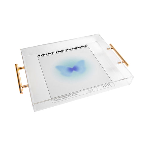 Tiger Spirit Trust The Process I Acrylic Tray