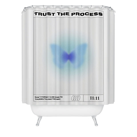 Tiger Spirit Trust The Process I Shower Curtain