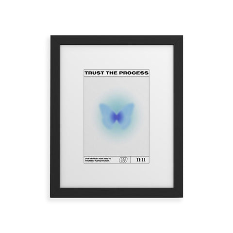Tiger Spirit Trust The Process I Framed Art Print