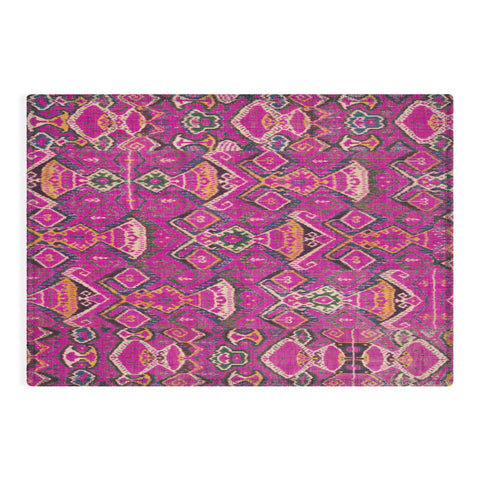 Tiger Spirit Uzbekistan Rug Deep Pink Outdoor Rug