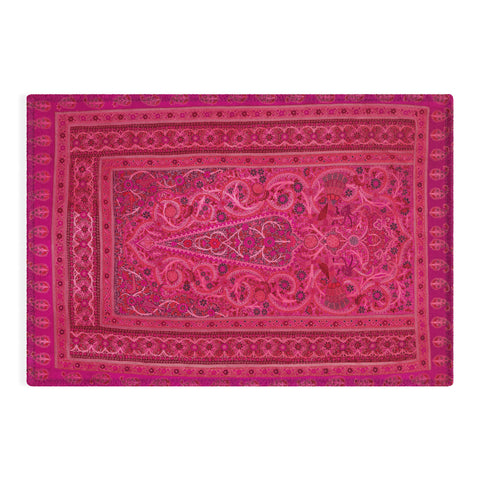 Tiger Spirit Vintage Iran Rug Pink Outdoor Rug