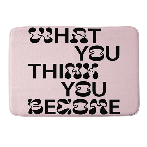 Tiger Spirit What You Think You Become Memory Foam Bath Mat