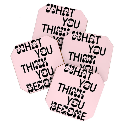 Tiger Spirit What You Think You Become Coaster Set