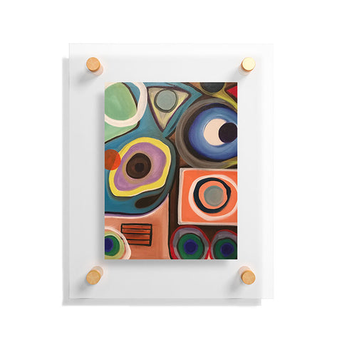 Tina Salazar Abstract Painting I Floating Acrylic Print