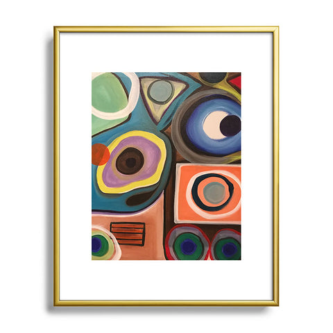 Tina Salazar Abstract Painting I Metal Framed Art Print