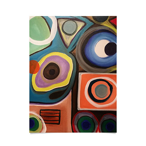 Tina Salazar Abstract Painting I Poster