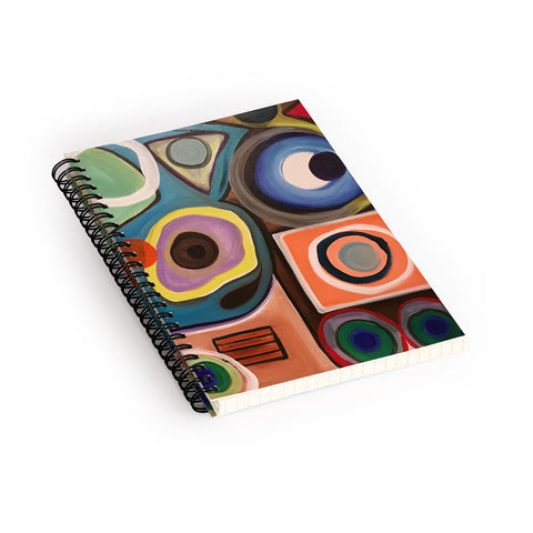 Tina Salazar Abstract Painting I Spiral Notebook