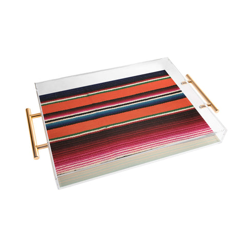 Tina Salazar BEAUTIFUL MEXICAN SERAPE Acrylic Tray
