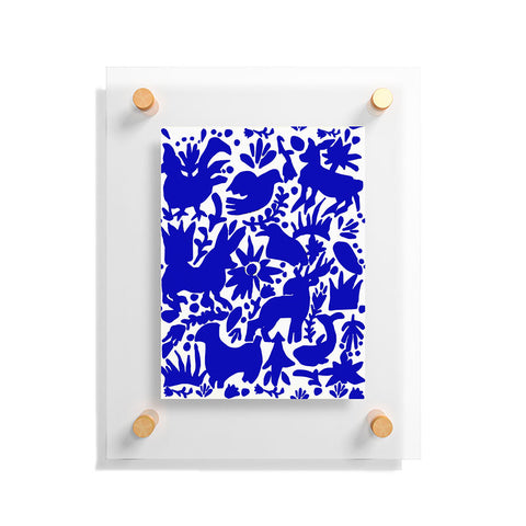Tina Salazar Blue Otomi Floating Acrylic Print