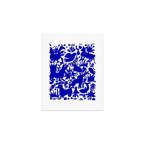 Tina Salazar Blue Otomi Art Print