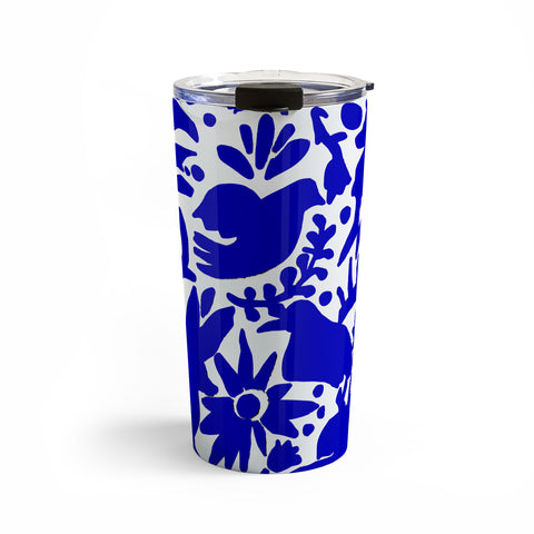 Tina Salazar Blue Otomi Travel Mug