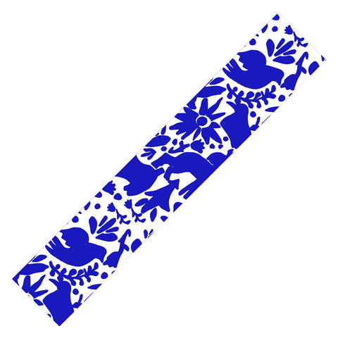 Tina Salazar Blue Otomi Table Runner