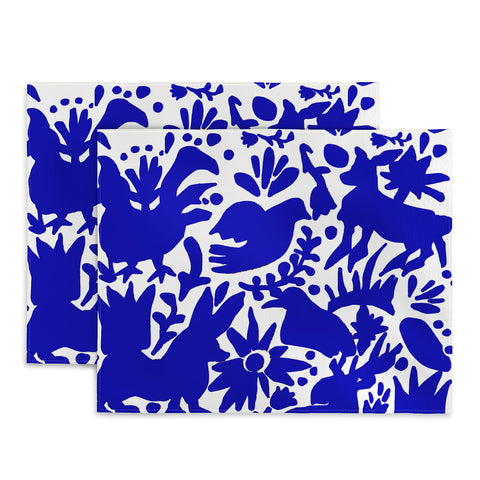 Tina Salazar Blue Otomi Placemat