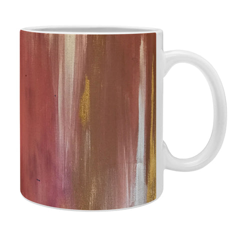 Tina Salazar Blush with Gold Abstract Coffee Mug