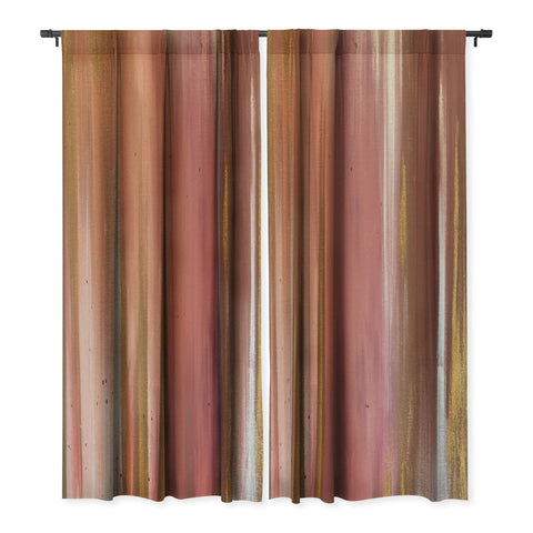 Tina Salazar Blush with Gold Abstract Blackout Non Repeat