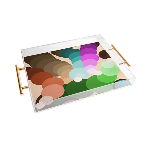 Tina Salazar Circles of Colors Acrylic Tray