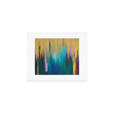 Tina Salazar Green Gold Abstract Art Print