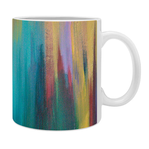 Tina Salazar Green Gold Abstract Coffee Mug