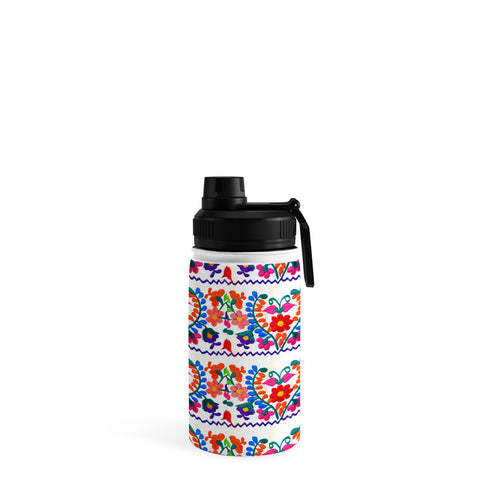 Tina Salazar Mexican Fiesta of Flowers Water Bottle