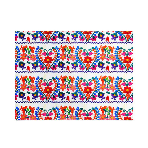 Tina Salazar Mexican Fiesta of Flowers Poster