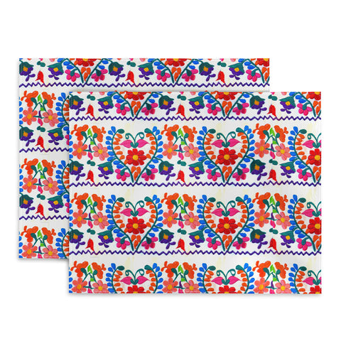 Tina Salazar Mexican Fiesta of Flowers Placemat