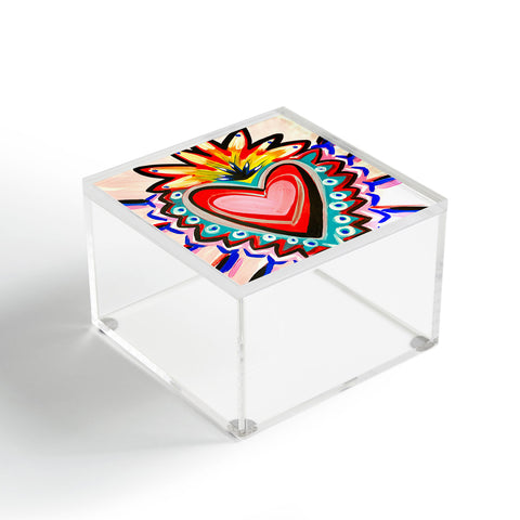 Tina Salazar Sacred Heart Pink Acrylic Box