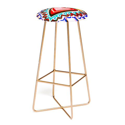 Tina Salazar Sacred Heart Pink Bar Stool