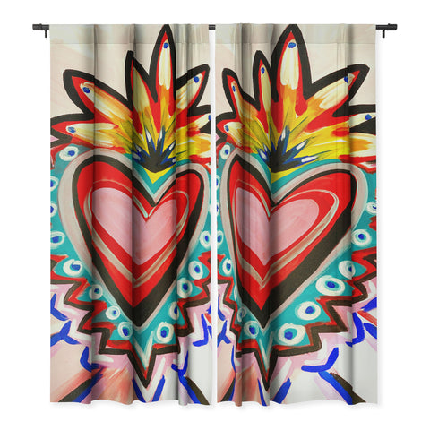 Tina Salazar Sacred Heart Pink Blackout Non Repeat