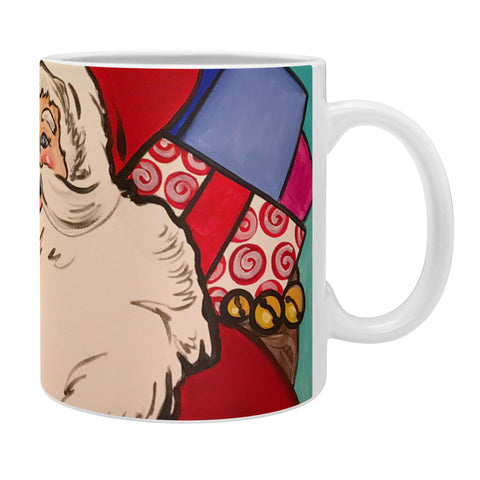 Tina Salazar SANTA CLAUS WITH BOXES Coffee Mug