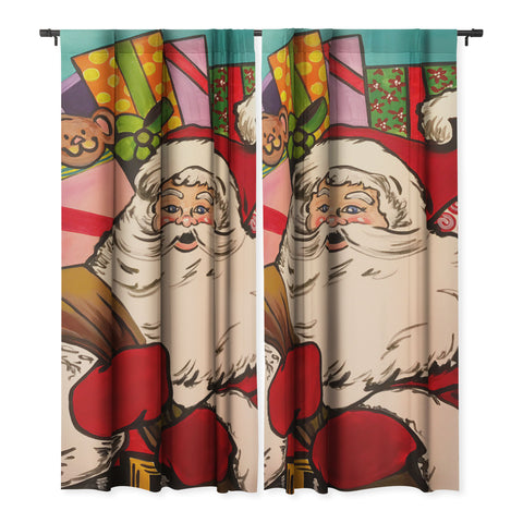 Tina Salazar SANTA CLAUS WITH BOXES Blackout Non Repeat