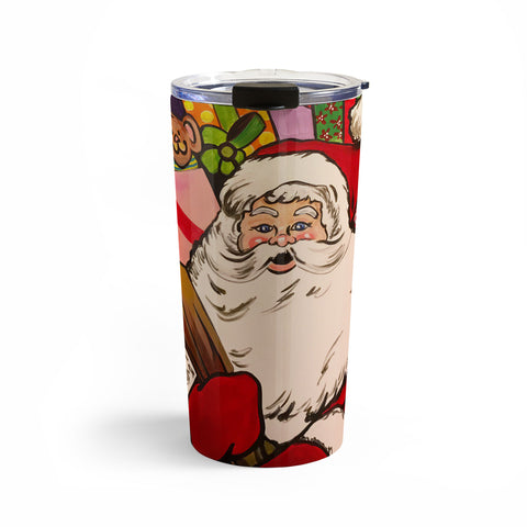 Tina Salazar SANTA CLAUS WITH BOXES Travel Mug
