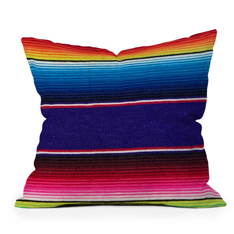 Tina Salazar Serape of Mexico Outdoor Throw Pillow