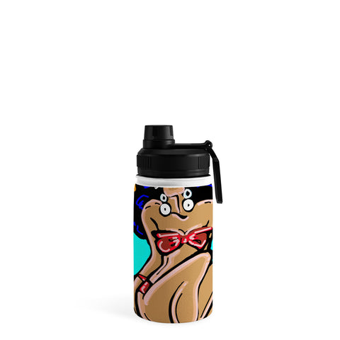 Tina Salazar Summer Time Sombrero Water Bottle