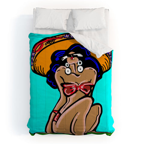 Tina Salazar Summer Time Sombrero Comforter
