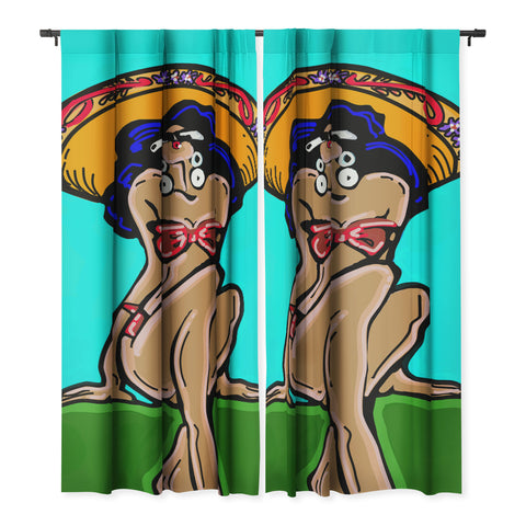 Tina Salazar Summer Time Sombrero Blackout Non Repeat