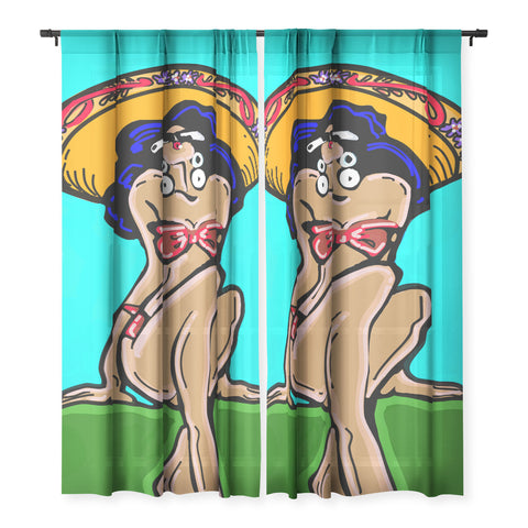Tina Salazar Summer Time Sombrero Sheer Non Repeat