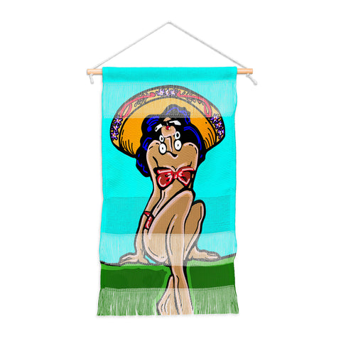 Tina Salazar Summer Time Sombrero Wall Hanging Portrait