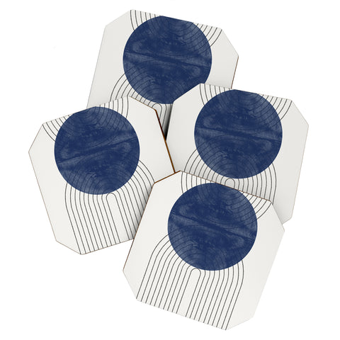 TMSbyNight Blue Perfect Balance Coaster Set