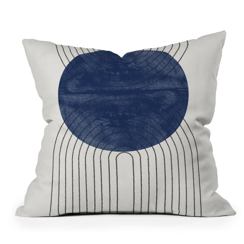 TMSbyNight Blue Perfect Balance Outdoor Throw Pillow