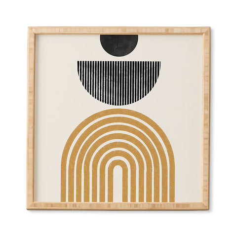 TMSbyNight Rainbow and Moon Framed Wall Art havenly