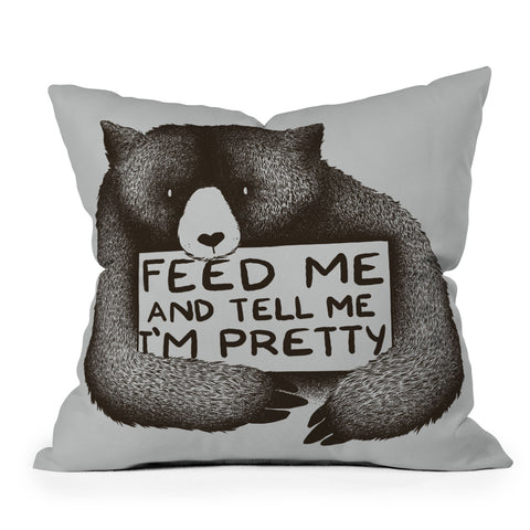 Tobe Fonseca Feed Me And Tell Me Im Pretty Outdoor Throw Pillow