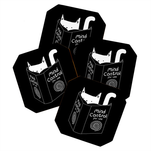 Tobe Fonseca Mind Control 4 Cats Coaster Set