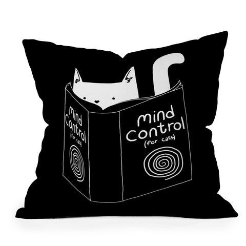 Tobe Fonseca Mind Control 4 Cats Outdoor Throw Pillow