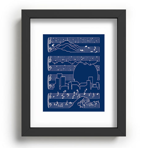 Tobe Fonseca The Moonlight Sonata Blue Recessed Framing Rectangle