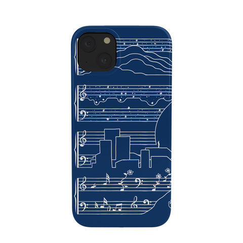 Tobe Fonseca The Moonlight Sonata Blue Phone Case
