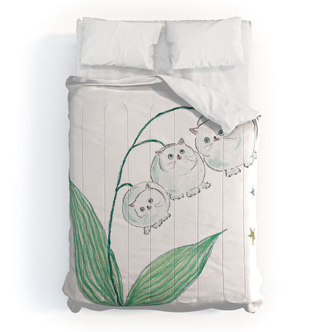 tocorocomugi Lily of the valley Cats Comforter