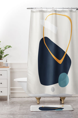 Tracie Andrews Rai Shower Curtain And Mat