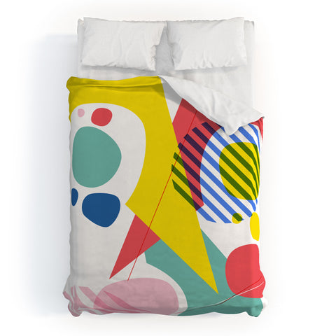 Trevor May Abstract Pop IV Duvet Cover