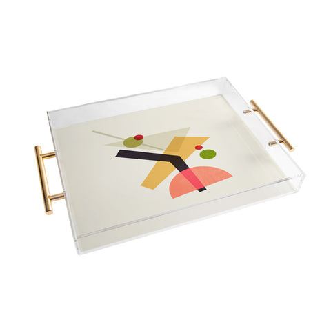 Trevor May Cocktail IV Martini Acrylic Tray