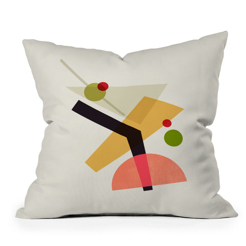 Trevor May Cocktail IV Martini Outdoor Throw Pillow